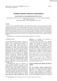 Oxidation-reduction reactions in geochemistry