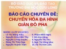 Bài thuyết trình Chuyển hóa đa hình giản đồ pha