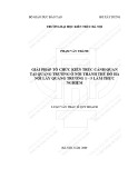 Tóm tắt Luận văn Thạc sĩ Quy hoạch: Giải pháp tổ chức kiến trúc cảnh quan tại quảng trường ở nội thành thủ đô Hà Nội lấy quảng trường 1 – 5 làm thực nghiệm