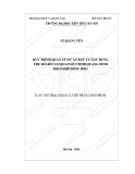 Tóm tắt Luận văn Thạc sĩ Quản lý đô thị và công trình: Quy trình quản lý dự án đầu tư xây dựng Trụ sở liên cơ quan số 3 tỉnh Quảng Ninh theo hợp đồng BOO