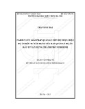 Tóm tắt Luận văn Thạc sĩ Kỹ thuật xây dựng công trình dân dụng và công nghiệp: Nghiên cứu giải pháp quản lý tiến độ thực hiện dự án đầu tư xây dựng của ban quản lý dự án đầu tư xây dựng thành phố Ninh Bình