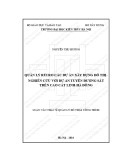 Tóm tắt Luận văn Thạc sĩ Quản lý đô thị và công trình: Quản lý rủi ro các dự án xây dựng đô thị - nghiên cứu cho dự án tuyến đường sắt trên cao Cát Linh - Hà Đông