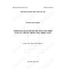 Tóm tắt Luận văn Thạc sĩ Kỹ thuật xây dựng dân dụng và công nghiệp: Tính toán dầm chuyển bê tông cốt thép ứng lực trước trong nhà nhiều tầng