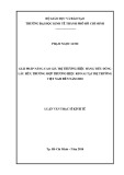 Luận văn Thạc sĩ Kinh tế: Giải pháp nâng cao giá trị thương hiệu hàng tiêu dùng lâu bền, trường hợp thương hiệu Rinnai tại thị trường Việt Nam đến năm 2020