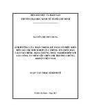 Luận văn Thạc sĩ Kinh tế: Ảnh hưởng của thận trọng kế toán có điều kiện đến giá trị thích hợp của thông tin trên báo cáo tài chính – Bằng chứng thực nghiệm đối với các công ty niêm yết trên thị trường chứng khoán Việt Nam