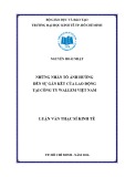 Luận văn Thạc sĩ Kinh tế: Những nhân tố ảnh hưởng đến sự gắn kết của lao động tại Công ty Wallem Việt Nam