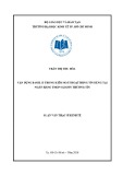 Luận văn Thạc sĩ Kinh tế: Vận dụng Basel II trong kiểm soát hoạt động tín dụng tại Ngân hàng TMCP Sài Gòn Thương Tín