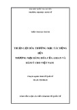 Tóm tắt Luận án Tiến sĩ Kinh tế Quốc tế: Thuận lợi hóa thương mại: tác động đến thương mại hàng hóa của ASEAN và hàm ý cho Việt Nam