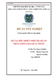 Đồ án tốt nghiệp Điện tử công nghiệp: Giám sát nhiệt độ - độ ẩm phòng bảo quản thuốc