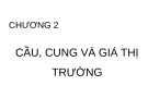 Bài giảng Kinh tế vi mô - Chương 2: Cầu, cung và giá trị thị trường