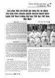 Lựa chọn tiêu chí đánh giá năng lực sư phạm cho sinh viên chuyên ngành Karate ngành huấn luyện thể thao trường Đại học Thể dục thể thao Bắc Ninh