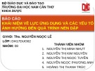 Bài thuyết trình Sản xuất thuốc: Khái niệm về lực ứng dụng và các yếu tố ảnh hưởng đến quá trình nén dập