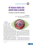 Kế hoạch chăm sóc người bệnh glôcôm (Nursing care plan for Glaucoma)