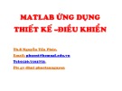 Bài giảng Matlab ứng dụng thiết kế điều khiển – ThS Nguyễn Tấn Phúc