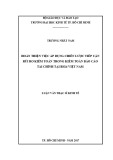 Luận văn Thạc sĩ Kinh tế: Hoàn thiện việc áp dụng chiến lược tiếp cận rủi ro kiểm toán trong kiểm toán báo cáo tài chính tại Big 4 Việt Nam