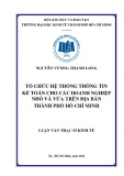 Luận văn Thạc sĩ Kinh tế: Tổ chức hệ thống thông tin kế toán tại các doanh nghiệp nhỏ và vừa trên địa bàn thành phố Hồ Chí Minh