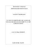 Luận văn Thạc sĩ Kinh tế: Các nhân tố ảnh hưởng đến việc vận dụng kế toán quản trị trong doanh nghiệp tại địa bàn Tp.HCM