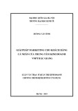 Luận văn Thạc sĩ Quản trị kinh doanh: Giải pháp marketing cho khách hàng cá nhân của Trung tâm kinh doanh VNPT Bắc Giang