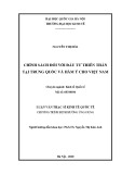 Luận văn Thạc sĩ Kinh tế quốc tế: Chính sách đối với đầu tư thiên thần tại Trung Quốc và hàm ý cho Việt Nam