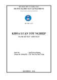 Khóa luận tốt nghiệp Kế toán – Kiểm toán: Hoàn thiện công tác kế toán doanh thu, chi phí và xác định kết quả kinh doanh tại Công ty cổ phần thương mại dịch vụ tổng hợp cảng Hải Phòng