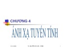 Bài giảng Đại số tuyến tính: Chương 4 - TS. Nguyễn Hải Sơn