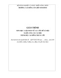 Giáo trình Luật pháp về các vấn đề xã hội (Nghề: Công tác xã hội) - CĐ Cơ Giới Ninh Bình