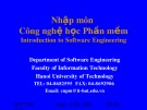 Bài giảng Nhập môn Công nghệ học phần mềm (Introduction to Software Engineering) – Chương 6: Phương pháp thiết kế hệ thống