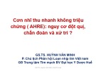 Bài giảng Cơn nhĩ thu nhanh không triệu chứng ( AHRE): Nguy cơ đột quỵ, chẩn đoán và xử trí - GS.TS. Huỳnh Văn Minh