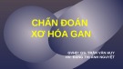 Bài giảng Chẩn đoán xơ hóa gan - GS. Trần Văn Huy