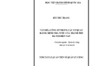 Tóm tắt Luận án Tiến sĩ Quản lý công: Văn hóa công sở trong các cơ quan hành chính nhà nước của Thành phố Hà Nội hiện nay