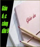 Giáo án Giáo dục công dân 9 - Trường THPT Yên Hòa