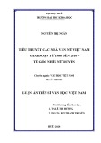 Luận án Tiến sĩ Văn học Việt Nam: Tiểu thuyết các nhà văn nữ Việt Nam giai đoạn từ 1986 đến 2010 - Từ góc nhìn nữ quyền