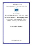 Luận văn Thạc sĩ Kinh tế: Sự tuân thủ chuẩn mực kiểm toán đánh giá rủi ro trong quy trình kiểm toán báo cáo tài chính áp dụng tại các công ty kiểm toán độc lập lớn ở Việt Nam