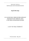 Luận văn Thạc sĩ Kinh tế: Các giải pháp hoàn thiện hệ thống kiểm soát nội bộ đối với chu trình mua hàng – Thanh toán ở Viễn Thông Thành phố Hồ Chí Minh