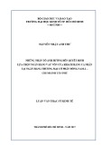 Luận văn Thạc sĩ Kinh tế: Những nhân tố ảnh hưởng đến quyết định lựa chọn ngân hàng vay vốn của khách hàng cá nhân tại Ngân hàng thương mại cổ phần Đông Nam Á - Chi nhánh Tân Phú