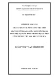 Luận văn Thạc sĩ Kinh tế: Giải pháp nâng cao chất lượng cuộc sống công việc nhằm gia tăng sự thỏa mãn của nhân viên trong công việc tại Ngân Hàng TMCP Công Thương Việt Nam tại khu vực Tp.HCM