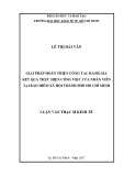 Luận văn Thạc sĩ Kinh tế: Giải pháp hoàn thiện công tác đánh giá kết quả thực hiện công việc của nhân viên tại Bảo hiểm xã hội Thành phố Hồ Chí Minh