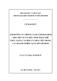 Luận văn Thạc sĩ Kinh tế: Ảnh hưởng của phong cách lãnh đạo đích thực đến sự gắn kết và tình trạng thể chất, tâm lý, xã hội của nhân viên trong các doanh nghiệp tại Tp. HCM