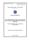 Tóm tắt Luận án Tiến sĩ Địa chất: Quá trình thành tạo quặng Nickel biểu sinh tại một số khối siêu Mafic miền Bắc Việt Nam