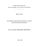 Luận văn Thạc sĩ Khoa học môi trường: Phát triển du lịch sinh thái Vƣờn quốc gia Tam Đảo trong bảo tồn đa dạng sinh học