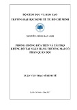 Luận văn Thạc sĩ Kinh tế: Phòng chống rửa tiền và tài trợ khủng bố tại NHTM Cổ phần Quân Đội