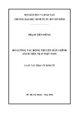 Luận văn Thạc sĩ Kinh tế: Đo lường sự truyền dẫn của các chính sách tiền tệ ở Việt Nam