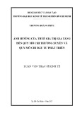 Luận văn Thạc sĩ Kinh tế: Ảnh hưởng của thuế giá trị gia tăng đến quy mô chi thường xuyên và quy mô chi đầu tư phát triển