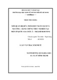 Luận văn Thạc sĩ Kinh tế: Mối quan hệ giữa thâm hụt ngân sách và nợ công – Bằng chứng thực nghiệm tại một số quốc gia Châu Á – Thái Bình Dương