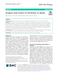 Analysis and review of trichomes in plants