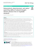 Nutraceuticals, phytochemicals, and radical quenching ability of selected droughttolerant advance lines of vegetable amaranth
