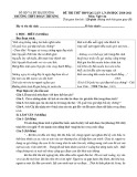 Đề thi thử tốt nghiệp THPT năm 2021 môn Ngữ văn lần 1 có đáp án - Trường THPT Đoàn Thượng, Hải Dương