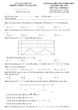 Đề thi thử tốt nghiệp THPT năm 2021 môn Toán có đáp án - Trường PTDTNT Tây Nguyên