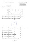 Đề thi thử tốt nghiệp THPT năm 2021 môn Toán có đáp án - Trường THPT Krông Ana