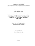 Tóm tắt luận văn Thạc sĩ Công nghệ sinh học: Phân lập, tuyển chọn và nhận diện vi khuẩn có khả năng phân hủy phenol